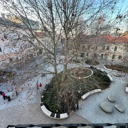 Tamas - Panoramas, Tagas Lakas A Toertenelmi Belvarosban Kilatassal A Viragorara Apartment *